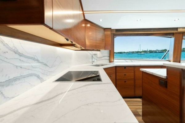 Viking 74 Convertible - Galley