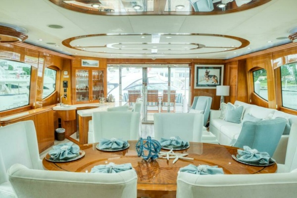 MAJESTIK 80ft Hatteras Yacht For Sale