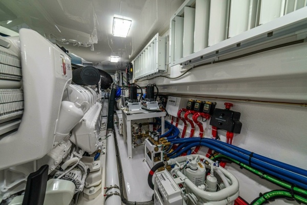 64 Viking Convertible Engine Room