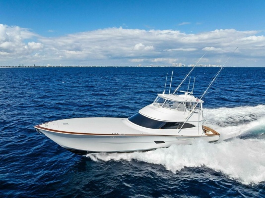 Team Harvey  82ft Viking Yacht For Sale