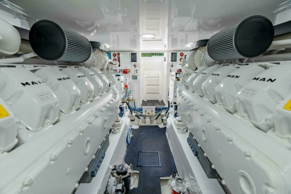 Viking 54 Convertible - Engine Room