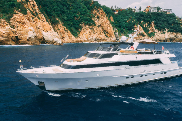 98-ft-Poole Boat Company-1986-Raised Pilothouse with Cockpit-Marazul-Acapulco Mexico yacht for sale