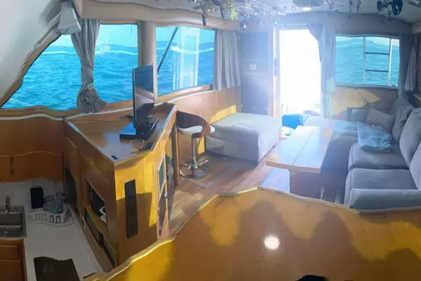 Photo of the 1982 Hatteras Convertible "Lip Service"