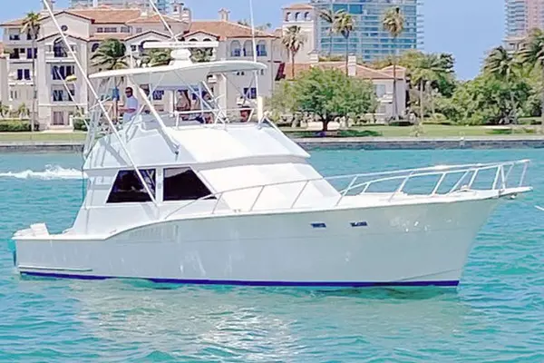 Photo of the 1982 Hatteras Convertible "Lip Service"