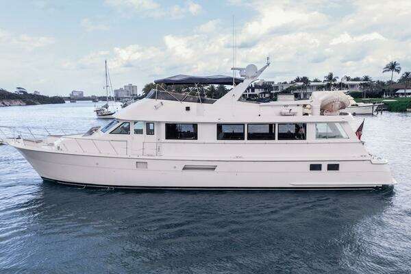 1998 Hatteras 74