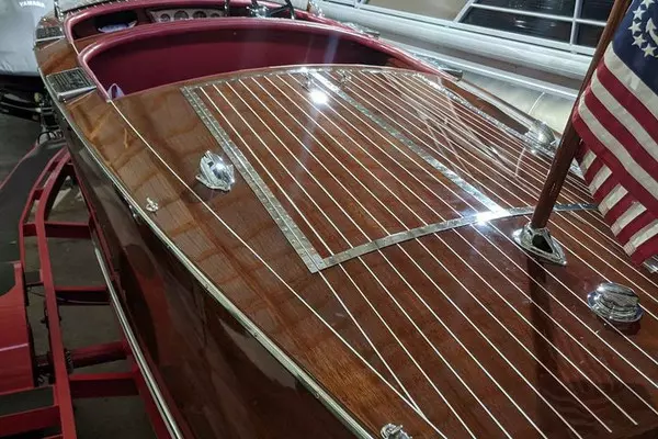 Photo of the 1937 Chris-Craft Runabout Deluxe "Kenzie Jane"