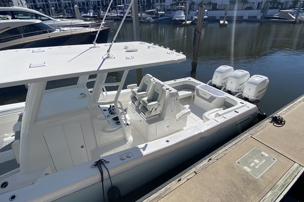2021 Invincible 36 Open  Aft Half View