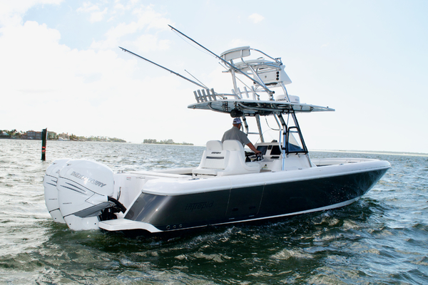 2014 327 Intrepid Open - Knot on Call - Starboard Profile