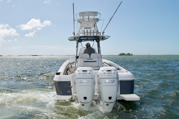 2014 327 Intrepid Open - Knot on Call - Transom Profile