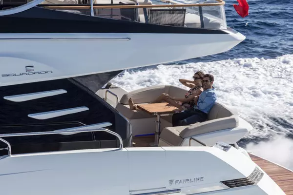 Photo of the 2022 Fairline Squadron 68