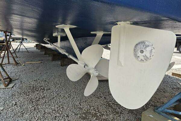 Photo of the 1966 Trumpy 55 "Windrush"