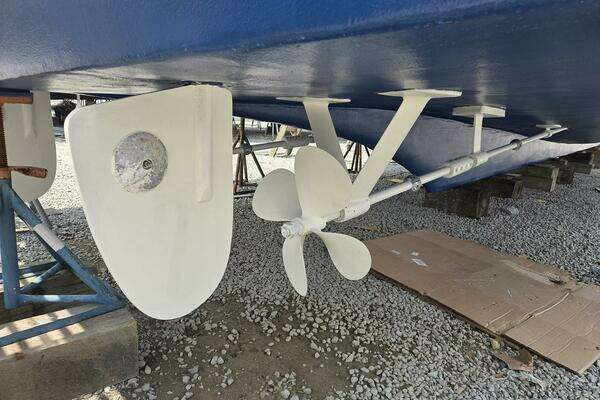 Photo of the 1966 Trumpy 55 "Windrush"