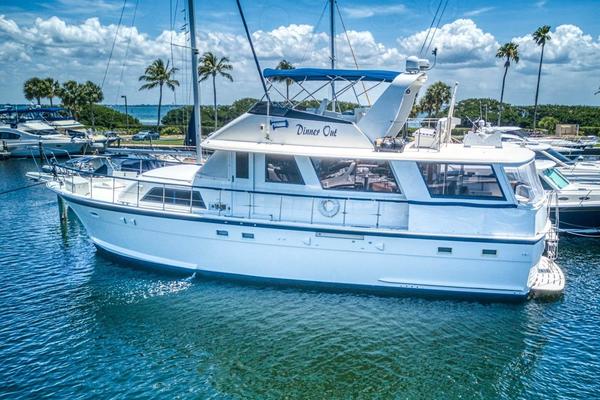 56-ft-Hatteras-1981-DINNER OUT-Bradenton Florida United States yacht for sale