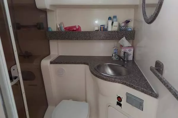 Photo of the 2004 Rinker 342 Fiesta Vee "WHY NOT"