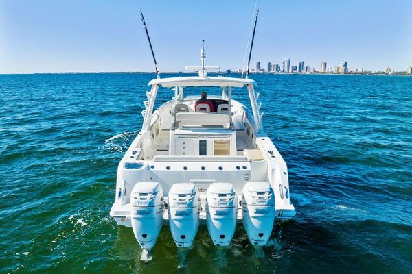 2019 Boston Whaler 420 Outrage - Susie Q - Transom