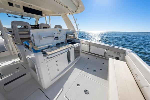 2019 Boston Whaler 420 Outrage - Susie Q - Cockpit/ Tackle Station