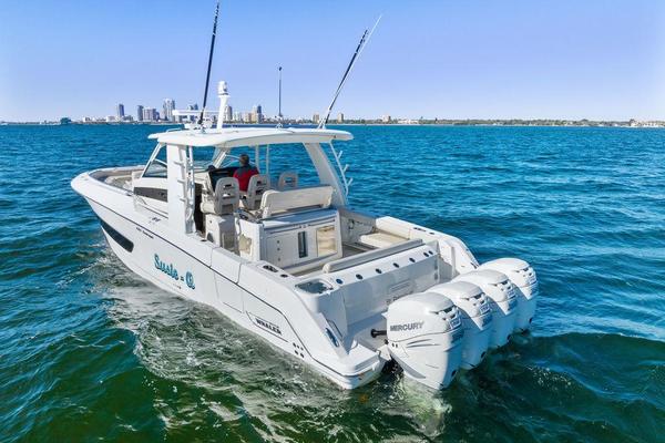 2019 Boston Whaler 420 Outrage - Susie Q - Transom