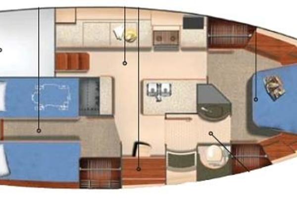 Island Packet SP Cruiser (41') Layout