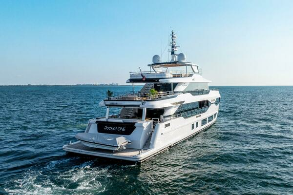 Photo of the 2022 Majesty Yachts 120 "Rocket One"