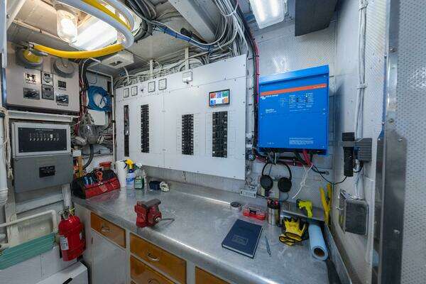 Workbench In Engine Room