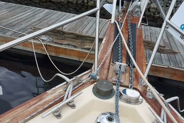 Photo of the 1985 Island Packet  "Slainte"