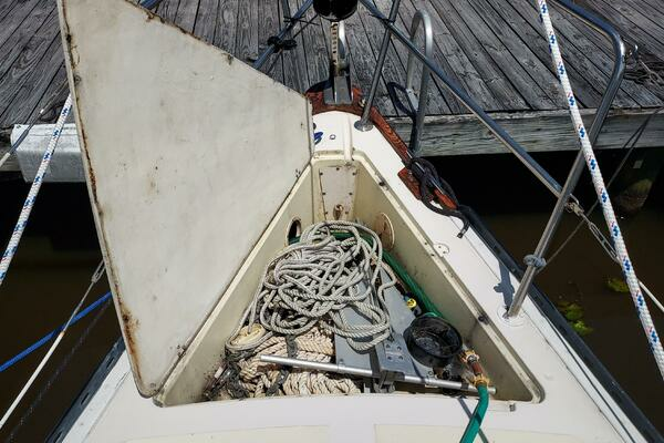 Photo of the 1977 Islander 36 "Windancer"