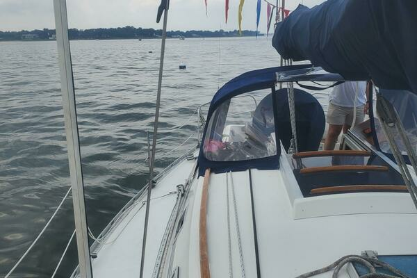 Photo of the 1985 Beneteau First 375 "Ciao Belle"