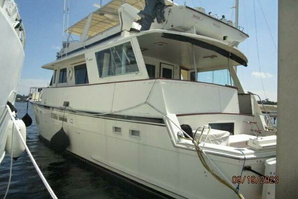 Photo of the 1986 Hatteras 63 CPMY "WOLO"