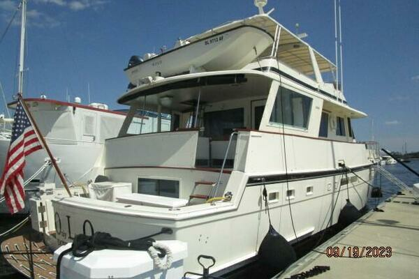 Photo of the 1986 Hatteras 63 CPMY "WOLO"