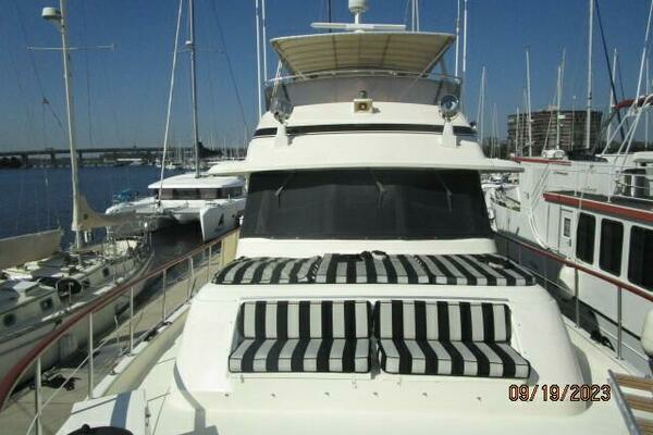 Photo of the 1986 Hatteras 63 CPMY "WOLO"