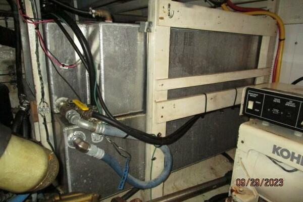 36' Grand Banks port fuel tank