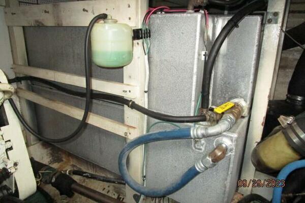 36' Grand Banks starboard fuel tank