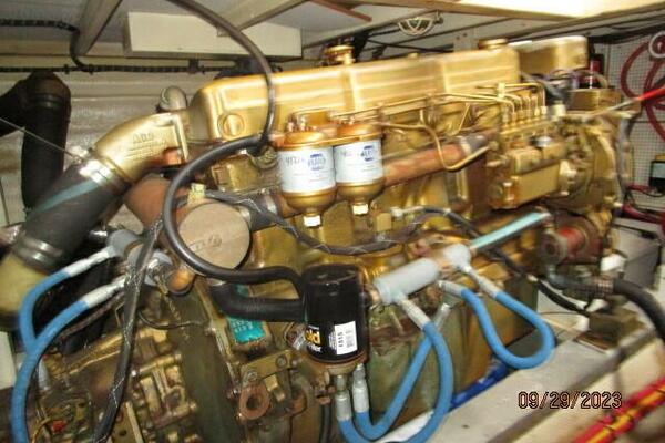 36' Grand Banks port main engine1