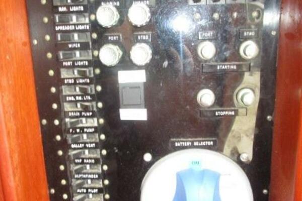 36' Grand Banks electrical panel1