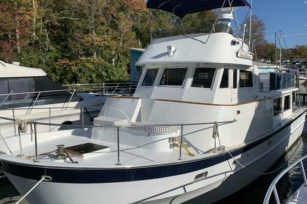 48-ft-Meridian-1975-48 Pilothouse- Edgewater Maryland United States  yacht for sale