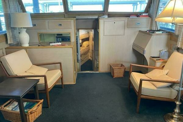 Photo of the 1966 Huckins Linwood 58 "ELUSIVE"