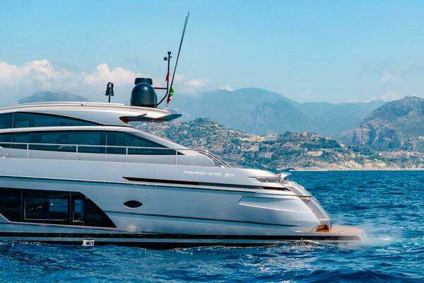 Photo of the 2023 Pershing  "SILVER MISSILE"