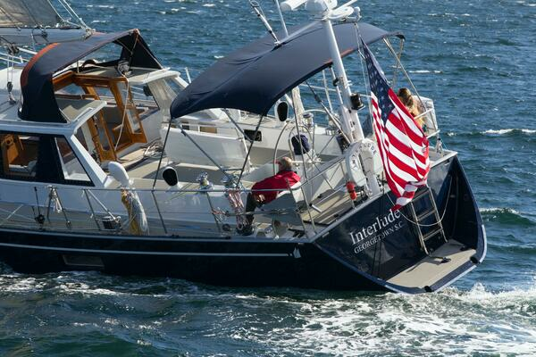 Photo of the 1986 Deerfoot 74 Pilothouse "Interlude"