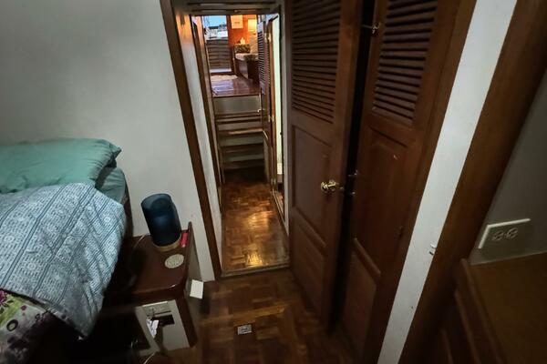 54 Kadey Krogen 42 Owners Stateroom Facing Aft