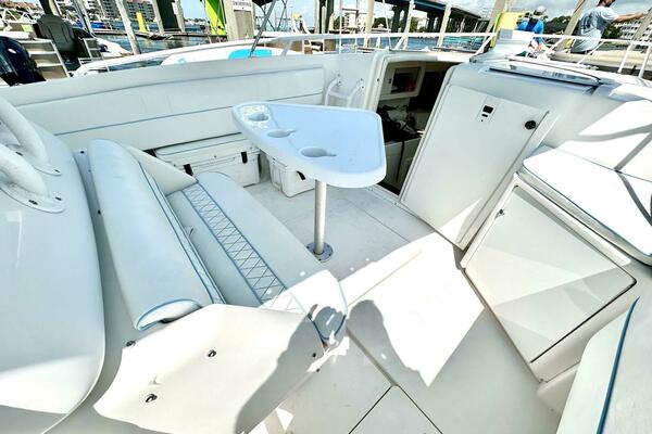Center Console Table and Cabin Entry