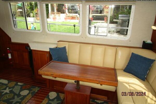 42' Nordic Tug salon starboard