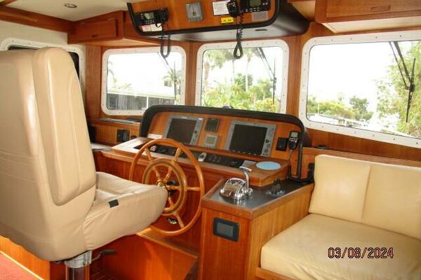 42' Nordic Tug pilothouse forward