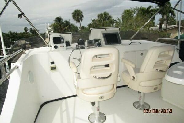 42' Nordic Tug flybridge forward