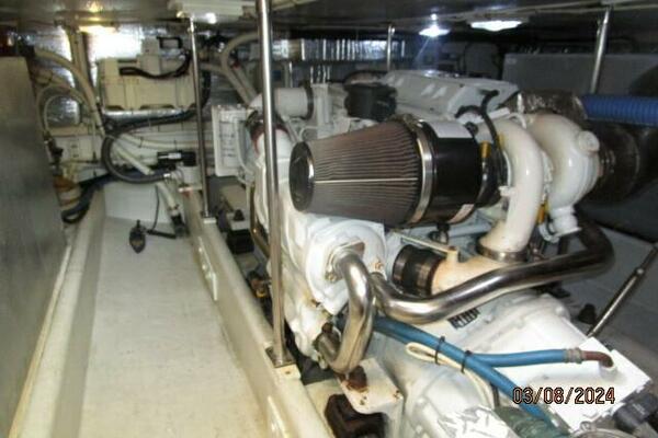42' Nordic Tug engine room forward