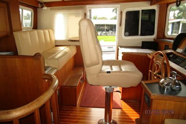 42' Nordic Tug pilothouse port