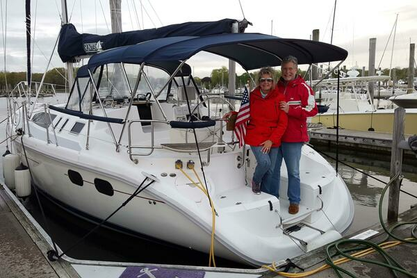 Photo of the 1999 Hunter 380 "L'Extraordinaire"