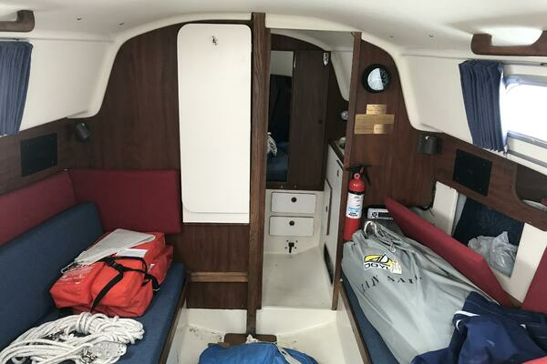 Photo of the 1977 Pearson 30 "Puffin II"