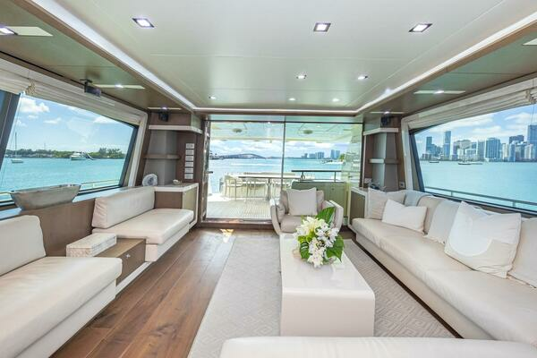 Main Salon looking aft