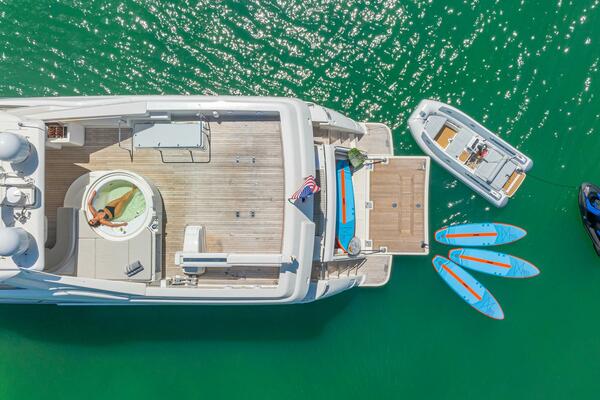 Aerial view with toys