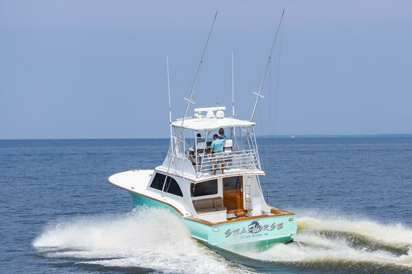 Photo of the 1994 Custom Carolina 43 Blackwell Convertible "Sea Horse"